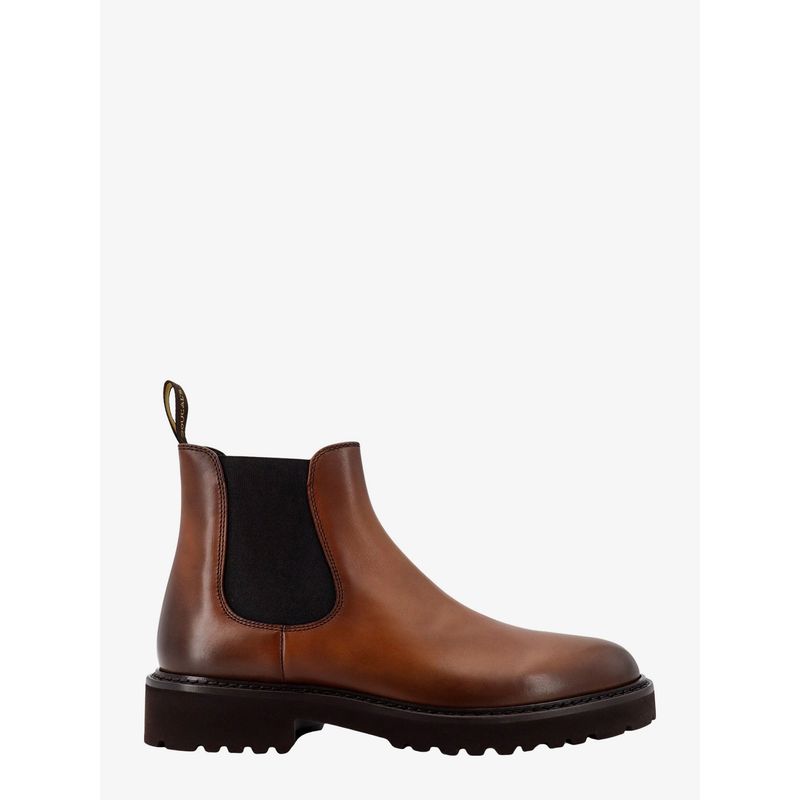 Doucal's Men Leather Boots With Rubber Sole